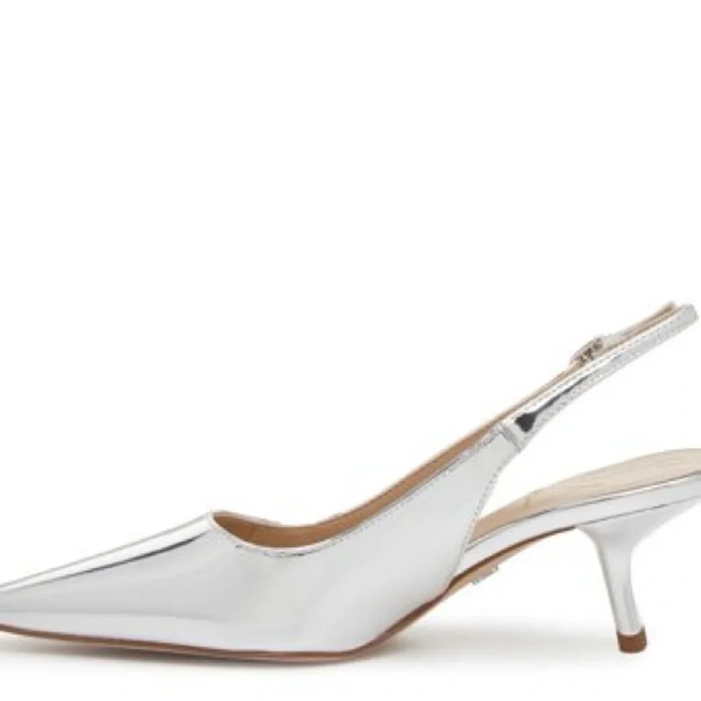 Sam Edelman Silver Heels - Picture 3 of 12